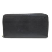 Pre-owned Leather wallets