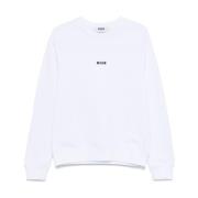 Hvit Crew Neck Sweater