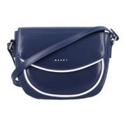 Stilig Crossbody Flap-veske med Logo