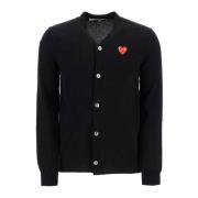 Ikonsik Heart Wool Cardigan