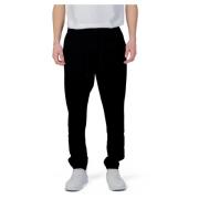 Sorte track pants for menn