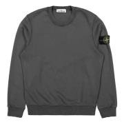 Grå Crew-neck Bomullssweatshirt