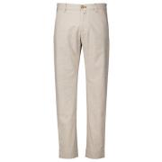 Beige Chino Bukser Mantova Stil