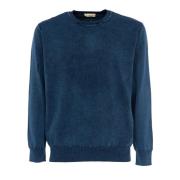 Herre Cashmere Patch Pullover Sweater