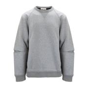 Herre Pullover Genser med Brodert Logo