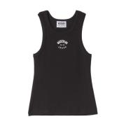 Ribbet Logo Tank Top Svart