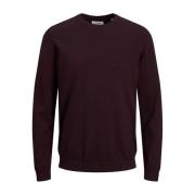 Bomull Crew Neck Strikket Genser