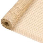 vidaXL Skjermnett beige 1,8x50 m HDPE 75 g/m²