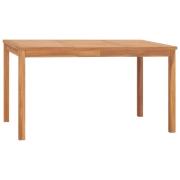 vidaXL Utendørs spisebord 140x80x77 cm heltre teak