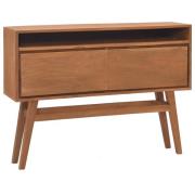 vidaXL Konsollbord 110x30x79 cm heltre teak