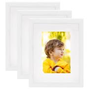 vidaXL 3D fotoboksrammer 3 stk hvit 20x25 cm for 13x18 cm bilde