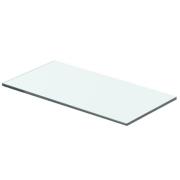 vidaXL Hyllepanel klart glass 40x15 cm