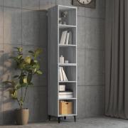 vidaXL Highboard grå sonoma 34,5x32,5x180 cm konstruert tre