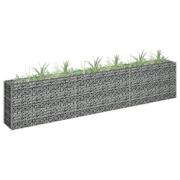 vidaXL Gabion høybed galvanisert stål 270x30x60 cm