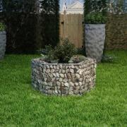 vidaXL Gabion høybed sekskantet 100x90x50 cm