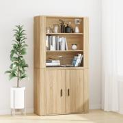 vidaXL Highboard sonoma eik konstruert tre