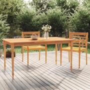 vidaXL Bataviabord 150x90x75 cm heltre teak