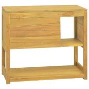 vidaXL Baderomsskap 85x40x75 cm heltre teak