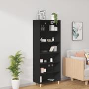 vidaXL Highboard svart konstruert tre