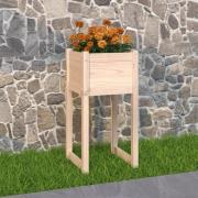 vidaXL Plantekasse 40x40x81 cm heltre furu