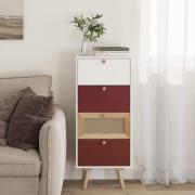 vidaXL Highboard med skuffer 40x30x95 cm konstruert tre