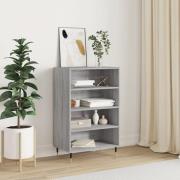 vidaXL Highboard grå sonoma 57x35x90 cm konstruert tre