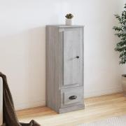 vidaXL Highboard grå sonoma 36x35,5x103,5 cm konstruert tre