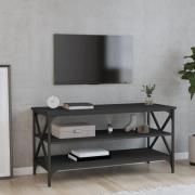 vidaXL TV-benk svart 100x40x50 cm konstruert tre