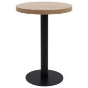 vidaXL Bistrobord lysebrun 60 cm MDF