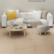 vidaXL Teppefliser gulv 16 stk 4 m² 25x100 cm lysebeige