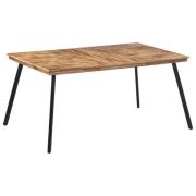 vidaXL Spisebord 169x98,5x76 cm heltre teak