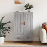 vidaXL Highboard grå sonoma 69,5x31x115 cm konstruert tre