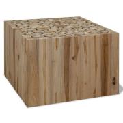 vidaXL Salongbord ekte teak 50x50x35 cm