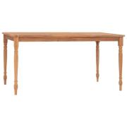 vidaXL Bataviabord 150x90x75 cm heltre teak