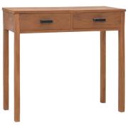 vidaXL Kontorpult 81x40x75 cm heltre teak