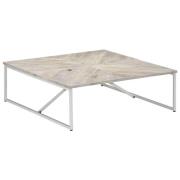 vidaXL Salongbord 110x110x36 cm heltre mango