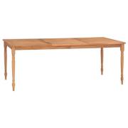 vidaXL Bataviabord 200x100x75 cm heltre teak