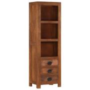 vidaXL Highboard med 3 skuffer 40x30x130 cm heltre mango