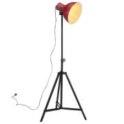 vidaXL Gulvlampe 25 W mørkerød 61x61x90/150 cm E27