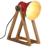 vidaXL Skrivebordslampe 25 W mørkerød 30x17x40 cm E27