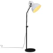 vidaXL Gulvlampe 25 W hvit 30x30x90-150 cm E27