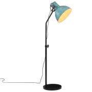 vidaXL Gulvlampe 25 W denimblå 30x30x90-150 cm E27