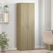 vidaXL Highboard sonoma eik 60x35x180 cm konstruert tre