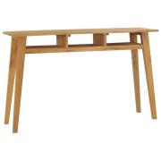 vidaXL Konsollbord 120x35x75 cm heltre teak