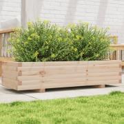 vidaXL Plantekasse 110x40x26,5 cm heltre furu