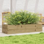 vidaXL Plantekasse 110x40x23 cm impregnert furu