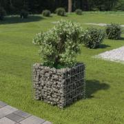 vidaXL Gabion høybed galvanisert stål 50x50x50 cm