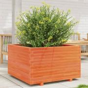 vidaXL Plantekasse voksbrun 80x80x49,5 cm heltre furu