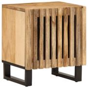 vidaXL Nattbord 40x34x46 cm grovt heltre mangotre