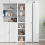 vidaXL Highboard hvit 40x41x185 cm konstruert tre